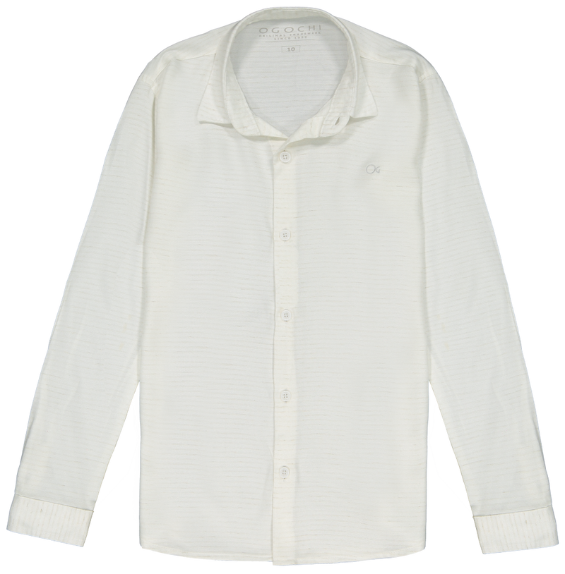 Camisa Infantil Masculina Branca - Ogochi