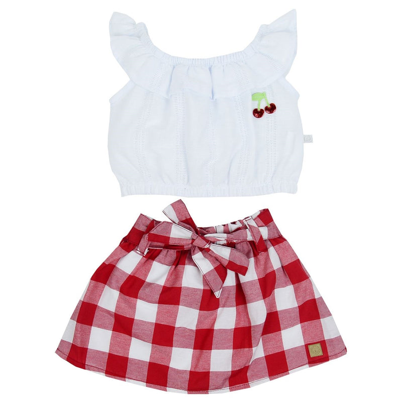 Conjunto Cropped e Short Saia Celebration - Grow Up