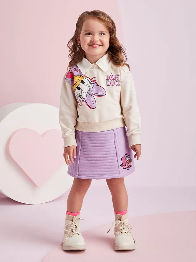 Conjunto Daisy Duck Lilás - Momi