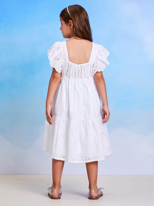 Vestido de Laise Branco - Momi