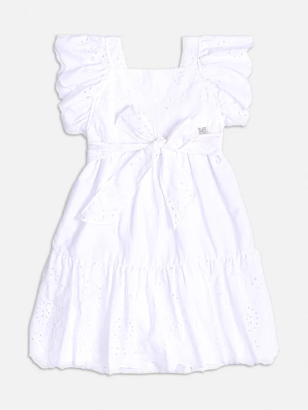 Vestido de Laise Branco - Momi