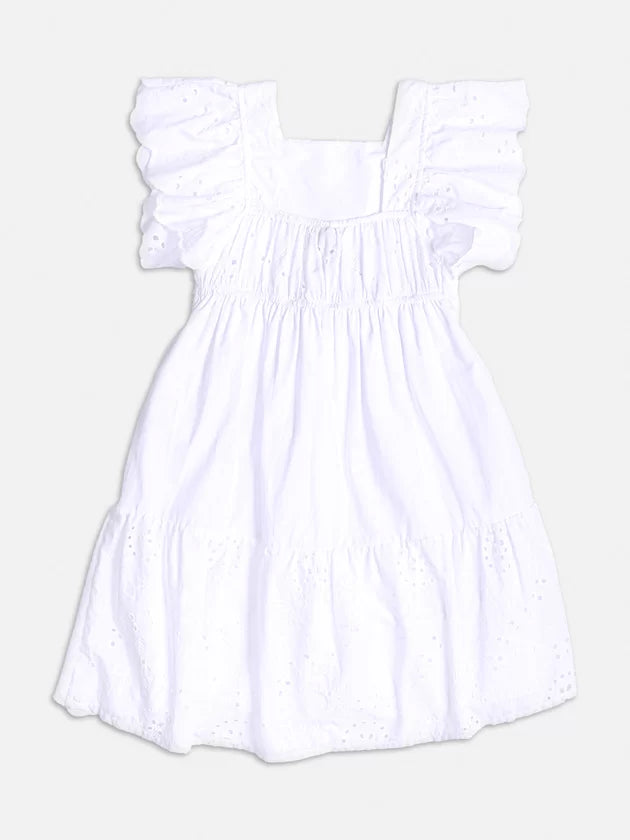 Vestido de Laise Branco - Momi