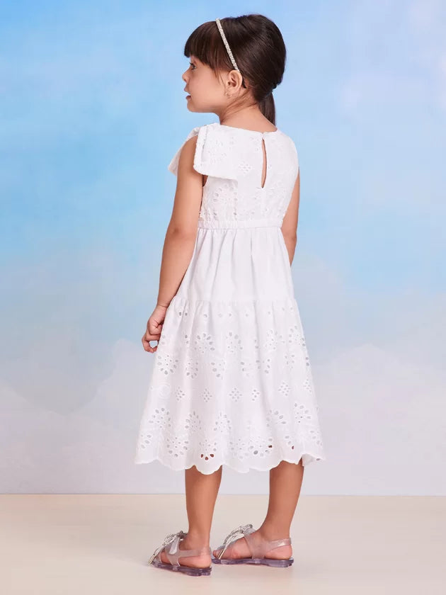 Vestido Branco com Laço - Momi