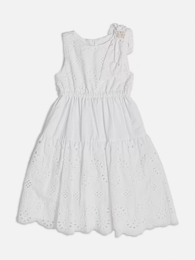 Vestido Branco com Laço - Momi