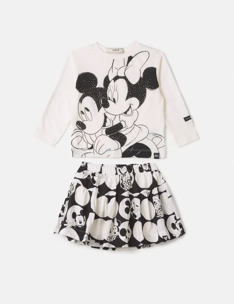 Conjunto Minnie Off e Preto - Animê