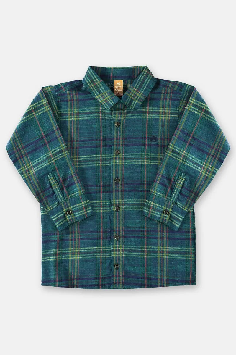 Camisa Xadrez Verde - Up Baby