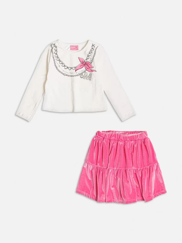 Conjunto de Cotelê Pink - Momi