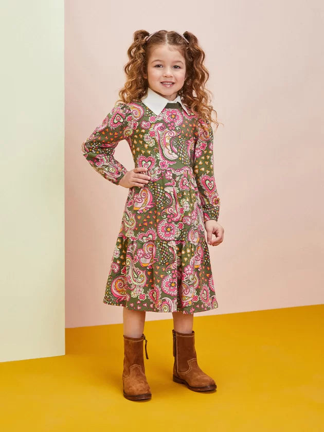 Vestido Floral Paisley - Momi