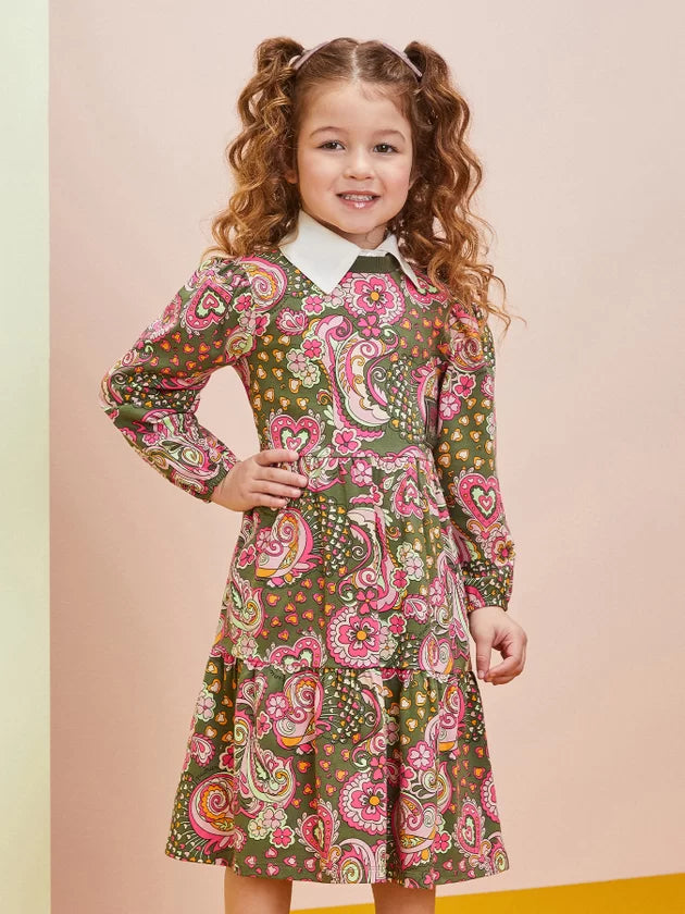 Vestido Floral Paisley - Momi