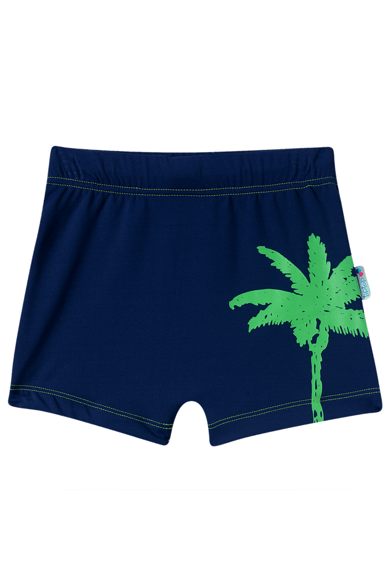 kit praia 2 shorts summer vibes lycra juvenil - tip top