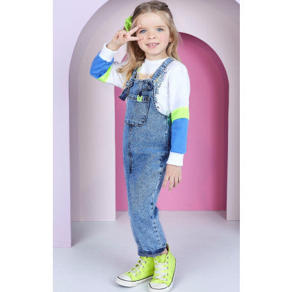 Jardineira jeans  Momi