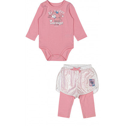 conjunto bebê body/calça momi