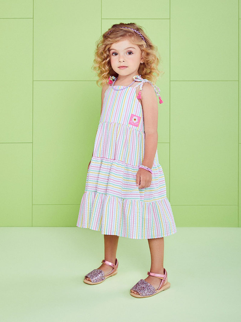 Vestido Listrado Candy - Momi