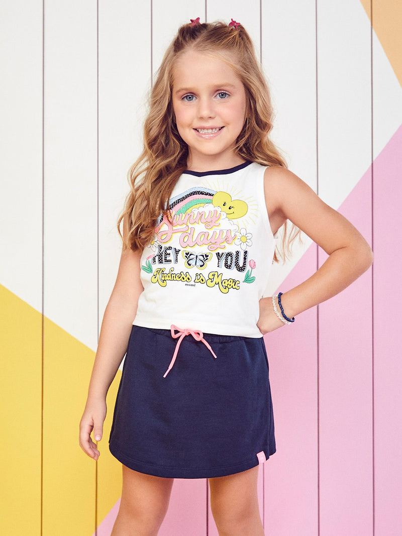 Conjunto Regata e Short Saia - Momi