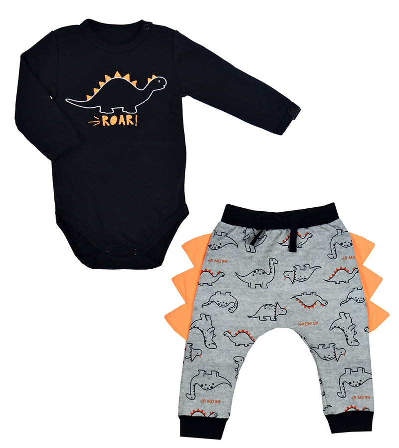 Conjunto Dino Ryder Preto - Greow Up