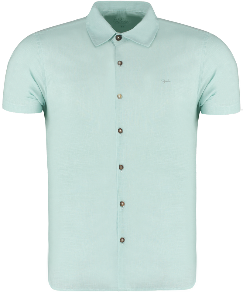 camisa verde claro - ogochi