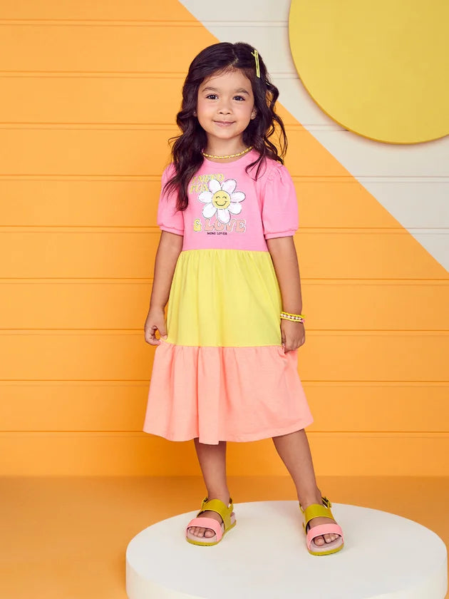 Vestido Marias Margarida Neon - Momi