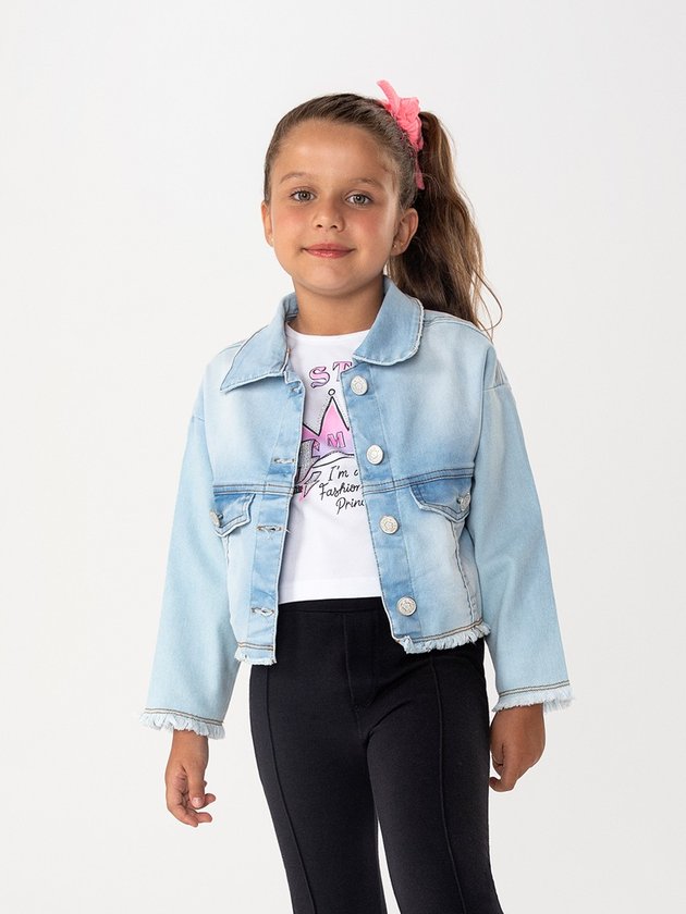 Jaqueta Jeans Infantil Momi