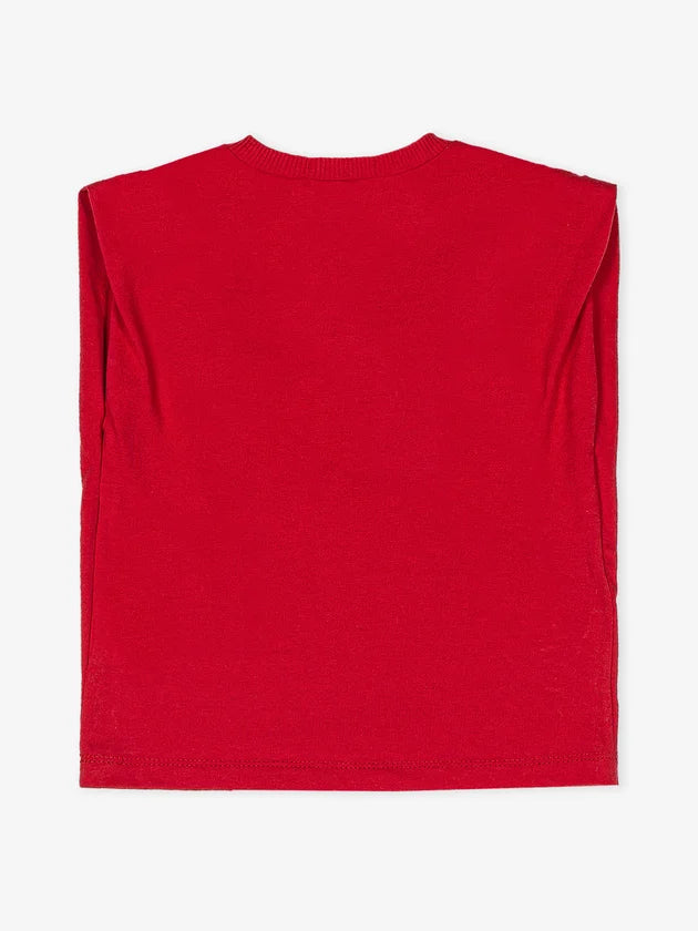 Blusa com Strass Vermelho - Momi