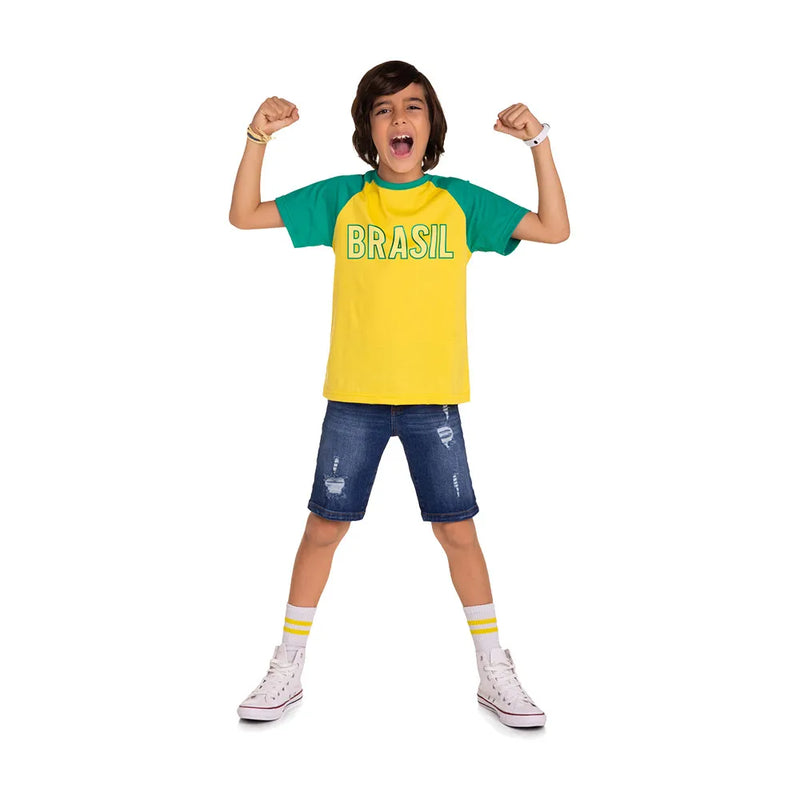 camiseta brasil masculina