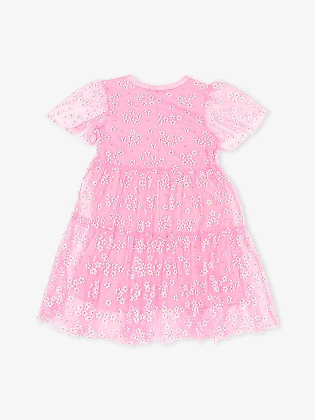 Vestido Tule Margarida Neon - Momi