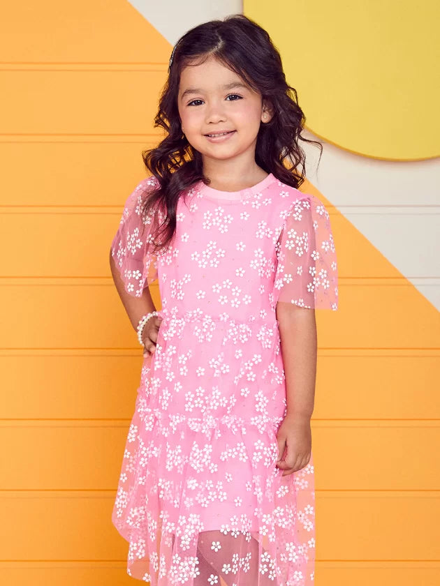 Vestido Tule Margarida Neon - Momi