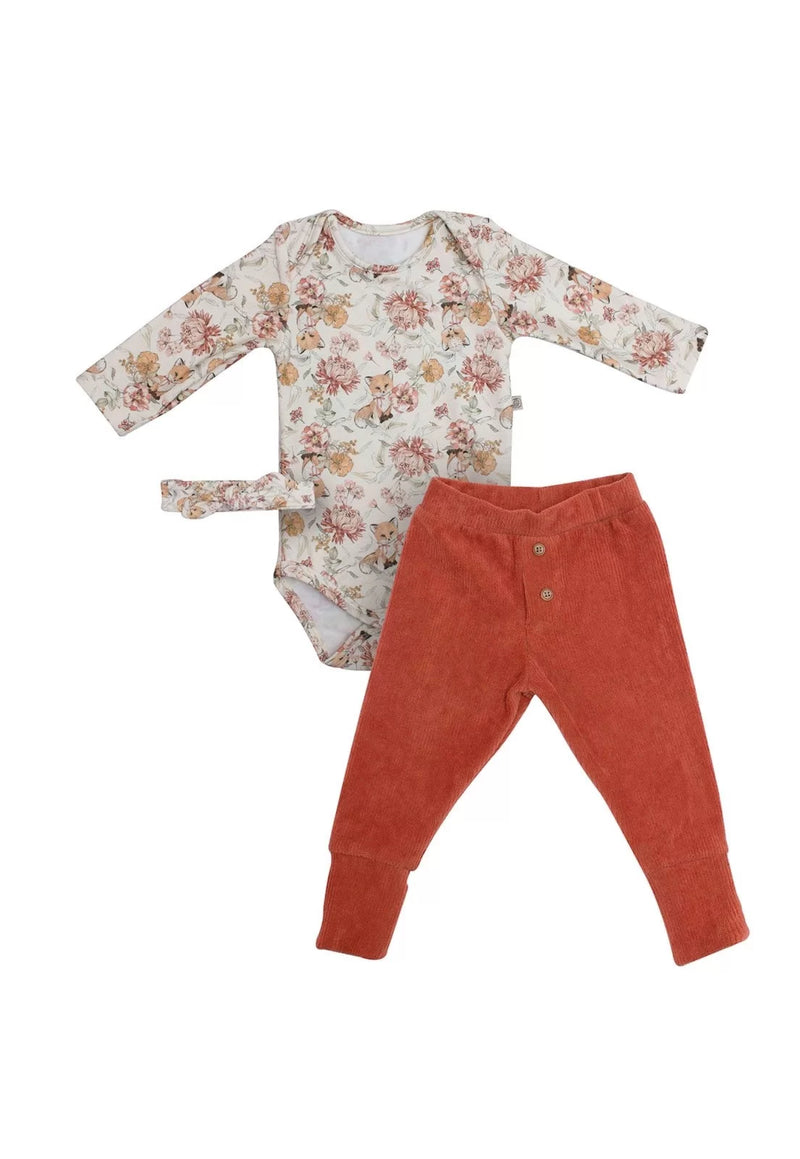 Conjunto Body e Calça Fire Place Creme - Grow Up