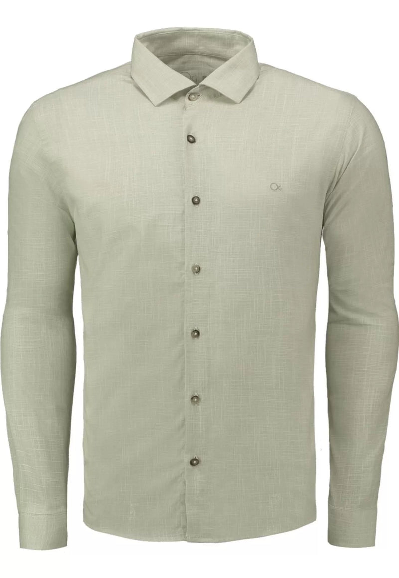 camisa infantil masculina social verde - ogochi