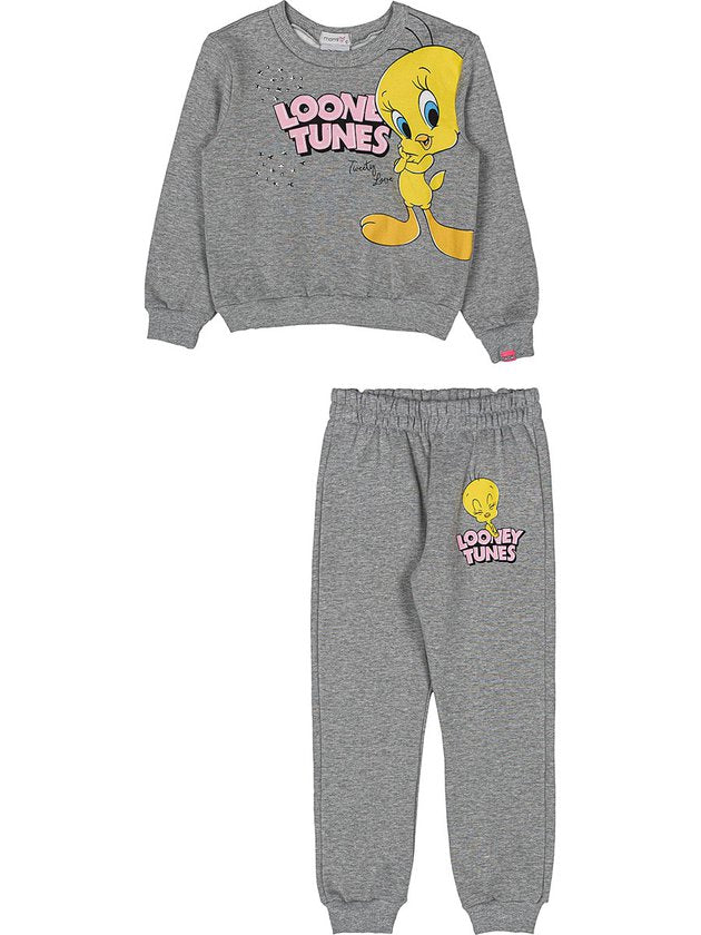 Conjunto de Moletom Looney Tunes Momi