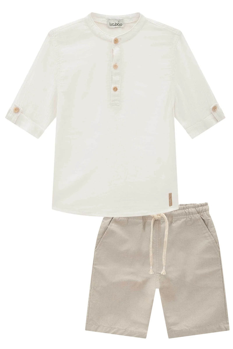 Conjunto Camisa Areia - Luc Boo