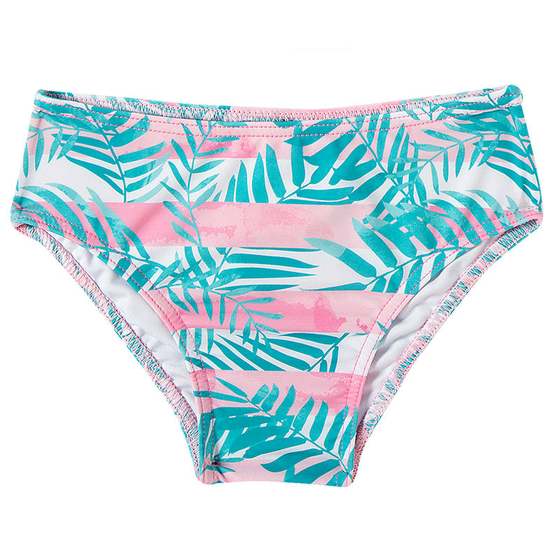 Trio 1 top e 2 calcinhas praia kids aloha elastano - Tip Top